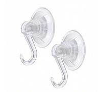 Shein Ganchos de ventosa de plástico transparente - Soporte fuerte, resistente al agua y duradero - Adecuado para ventanas, vidrio, ducha, baño y paredes de