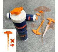 Shein Herramienta desbloqueadora de boquilla de pistola de sellador de silicona, adaptador angular de boquilla de sellador de silicona. Evita que el sellado