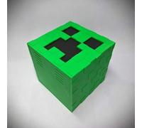 Shein Hucha con forma de Creeper de Minecraft, diseño detallado de bloque de juego, decoración de escritorio de alta calidad, adecuada para monedas y billet