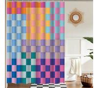 Shein Juego de 1/3/4 piezas de cortina de baño divertida, juego de cortina de ducha de tela con figura desnuda de neón, decoración de baño con estilo, alfom