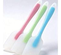 Shein Juego de 3 piezas de espátulas de silicona resistentes al calor, mini espátula de silicona, esparcidor de mermelada, raspador de crema resistente al c