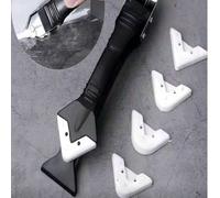 Shein Juego de 5 en 1 de herramientas de raspador de silicona, adecuado para eliminar masilla, pulir, enmasillar, limpiar pisos, kit de herramientas manuale