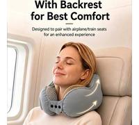 Shein Juego de Almohada Inflable Multifuncional para el Cuello (Almohada Inflable + Antifaz) - Se Adapta a Todas las Curvas del Cuello, Proporciona Soporte