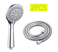Shein Juego de cabezal de ducha de mano con aumento de presión de 5 etapas, kit de ducha multifuncional para baño; cabezal de ducha de lluvia de gran flujo