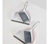 Shein Juego de escoba, cepillo y recogedor de escritorio, cepillo de barrido mini de cerdas suaves de plástico para el hogar, cocina, baño, hogar, suministr