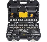 Shein Juego de herramientas profesional premium de 115/46 piezas, juego de llaves de trinquete, llave dinamométrica, kit mecánico de reparación de piezas au