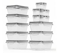 Shein Juego de preparación de comidas con recipiente para almacenamiento de alimentos Clip&Close | Juego de 13 recipientes para almacenamiento | 0,84/0,14 l