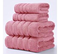 Shein Juego de Toallas de Fibra de Bambú (1 pieza/2pcs/4pcs) - Ligeras & Suaves, Toallas de Baño y Toallas de Mano Ultra Absorbentes [Estilo Delgado], Secad