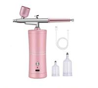 Shein Kit de compresor de aire mini de 0.3 mm con aerógrafo para pintar, pulverizar neblina nano para nail art, manualidades, decoración de pasteles