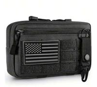 Shein Kit de herramientas de caza EDC para exteriores, bolsa de cintura multifuncional con camuflaje, bolsa de cintura portátil de nailon para hombres con l