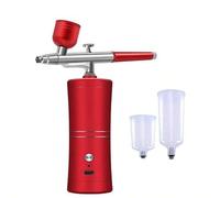 Shein Kit de mini compresor de aire de 0.3mm con aerógrafo para pintar, aerógrafo para arte de uñas, manualidades, pastelería, nebulizador de niebla fina