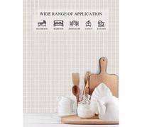 Shein Láminas decorativas de pared con pantalla de luz pequeña, ornamento de superficie interior resistente al agua, material de decoración interior del hog