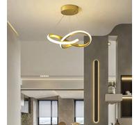 Shein Lámpara colgante LED de estilo nórdico, adecuada para comedor, pasillo, dormitorio, sala de estar. Iluminación personalizada, creativa y minimalista.