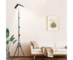 Shein Lámpara de pie LED brillante - Temperatura de color ajustable y brillo regulable, lámparas de pie modernas. Luces de piso USB con temporizador automát