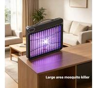 Shein Lámpara repelente de mosquitos, lámpara trampa de mosquitos, lámpara para camping al aire libre, matamoscas eléctrico, repelente y matamoscas electrón