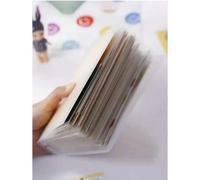 Shein Libro de almacenamiento de pegatinas de alta capacidad de 40 páginas, álbum de colección de pegatinas y fotos, cuaderno de almacenamiento de archivos