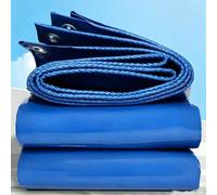 Shein Lona impermeable de PVC de alta resistencia, cubierta de lona resistente al viento con ojales metálicos, cubierta protectora resistente para exteriore