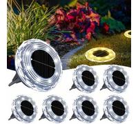 Shein Luces solares de camino para suelo IP65 impermeables, luces solares de camino para césped exterior, iluminación decorativa resistente a la intemperie