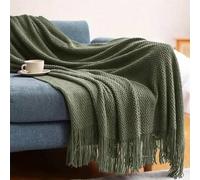 Shein Manta de punto de burbujas, manta suave y cómoda estilo Ins para sofá, siesta de oficina, aire acondicionado, decoración de cama, amenidad de hotel