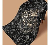 Shein Manta de sofá con estampado de animales y letras en beige, suave y cálida, regalo, primavera/invierno, de vuelta a la escuela