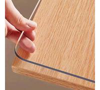Shein Mantel de Vinilo Transparente 1.0mm Impermeable Resistente a Arrugas Cubierta de Mesa de Plástico PVC para Mesa de Comedor Picnic Fiesta al Aire Libre