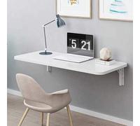 Shein Mesa de comedor plegable e invisible para cocina, escritorio flotante para ordenador, tocador para el hogar, banco de lavandería, mesa de pared plegab
