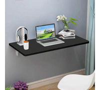 Shein Mesa de comedor plegable e invisible para cocina, escritorio flotante para ordenador, tocador para el hogar, banco de lavandería, mesa de pared plegab