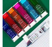 Shein Minas de lápiz mecánico de grafito Nano 202NDC con núcleo de color de la marca japonesa Uni para estudiantes, 0.5 mm, artículos de papelería y útiles