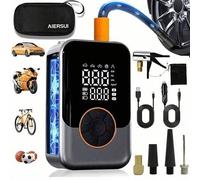 Shein Mini inflador de neumáticos inalámbrico portátil compresor de aire bomba de aire inteligente para neumáticos de coche 150PSI bomba de neumáticos de co