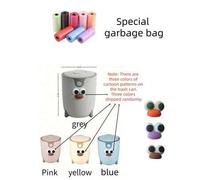 Shein Minibasurero con tapa, papelera de escritorio de plástico, diseño de tapa abatible para evitar fugas de olores, para almacenar cáscaras de frutas y pa