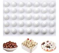 Shein Molde de silicona de 35 cavidades Molde de silicona para bolas de chocolate Molde de silicona adecuado para hacer chocolate, pastel, gelatina, mousse