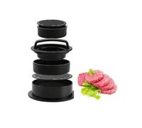 Shein Molde para hacer hamburguesas y albóndigas de prensa redonda multiusos, hecho de plástico