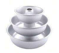 Shein Molde para pastel con núcleo - Molde de hornear de aleación de aluminio antiadherente, molde de aluminio especializado para donas, adecuado para horno