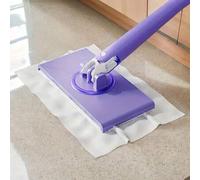 Shein Mopa con clip de rotación automática de 360°, mopa de limpieza multifuncional, mopa con clip mini adecuada para cocina, sala de estar, baño, suministr