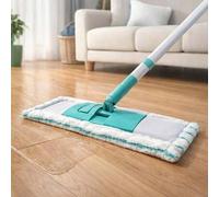 Shein Mopa de Microfibra para Limpieza, Cabezal 42x12cm, Palo Telescópico Ajustable 68-120cm, Ideal para Suelos de Cocina, Sala y Habitaciones