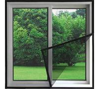 Shein Mosquiteras de ventana anti-mosquitos, redes de mosquitos para malla de pantalla de ventana de tul de fibra de vidrio invisible contra mosquitos y mos