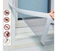 Shein Mosquiteras para ventanas, pantallas anti-mosquitos para ventanas, malla anti-insectos de tul gris invisible de fibra de vidrio contra mosquitos y mos