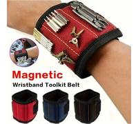 Shein Muñequera magnética súper resistente - Para tornillos, clavos, pernos y brocas - Diseño de soporte único - Regalo perfecto para padres, novios, artesa