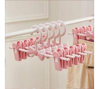 Shein Nuevo colgador de pantalones ajustable antideslizante para niños, percha expandible sin costuras para secar ropa, colgador de ropa para bebés, suminis