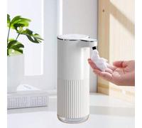 Shein Nuevo dispensador de jabón automático, dispensador de desinfectante de manos sin contacto montado en la pared, capacidad de 360 ml, tiempo de dispensa