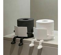 Shein Nuevo portarrollos de papel higiénico a prueba de hormigas, un artículo decorativo creativo para baños y salas de estar, una pieza de arte de almacena