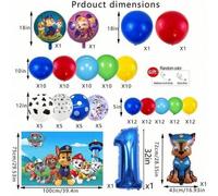 Shein Nuevo Set de Globos Paw Patrol Ryder, Chase y Skye Globos de Foil para Fiestas Temáticas, Fiestas de Cumpleaños, Reuniones de Amigos y Graduación