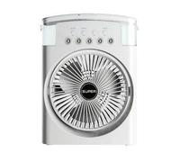 Shein Nuevo ventilador de aire acondicionado 3 en 1, mini enfriador de aire para el hogar con luz nocturna LED, humidificador portátil y ventilador de circu