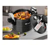 Shein Olla a presión de aleación de aluminio de alta calidad de 5L disponible en una variedad de tamaños y modelos. Multifuncional para guisar, hervir y coc