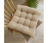 Shein Pack de 2 - Cojines con correas, 45x45 cm, cojines decorativos de exterior para sillas de jardín, cojines para sillas de patio con correas, disponible