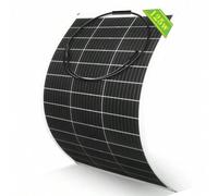 Shein Panel solar monocristalino flexible 125W 12V, módulo solar con cable de carga para autocaravana coche barco baterías 12V