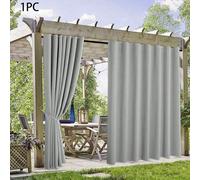 Shein Paneles de cortina impermeables - Aislantes térmicos, bloqueadores de UV, cortinas superiores perforadas opacas para patio, cenador, porche, se venden