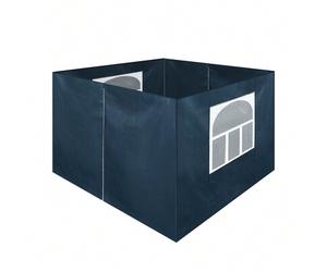 Shein Paneles laterales para pabellones, juego de 4, de 2x2 m con ventanas para pabellones de jardín y pabellones plegables; cortavientos y pantalla de priv