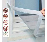 Shein Pantallas de ventana antimosquitos grises, mosquiteros para ventanas, malla antiinsectos de tul invisible de fibra de vidrio blanca contra mosquitos y