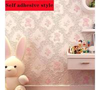 Shein Papel tapiz autoadhesivo 3D, pegatina decorativa de pared con estilo de dibujos animados lindos, pegatina para renovación de muebles, fondo de pared d